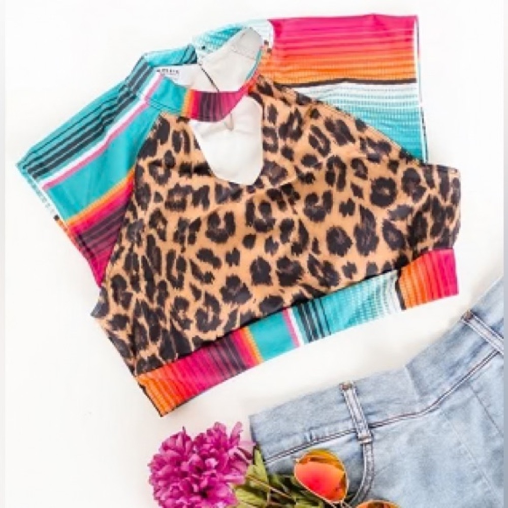 NWT Crazy Train Swimsuit Top